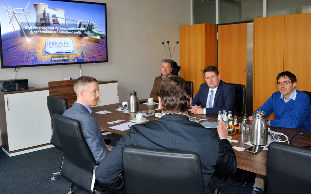 Innovative Unternehmen in der Lausitz fördern- Besuch bei IBAR Systemtechnik